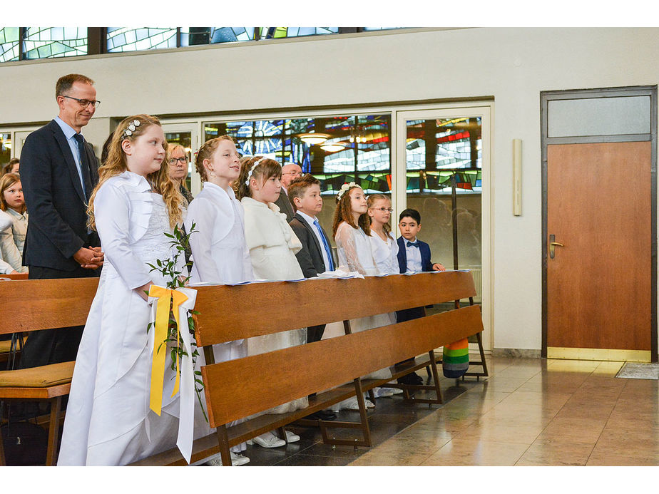 Feier der 1. Heiligen Kommunion in Sankt Maria (Foto: Michael Bohl)